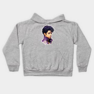 Prince Tribute Portrait Kids Hoodie